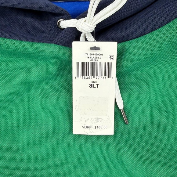Polo Ralph Lauren Men's Hoodie Colorblock Pullover Double Knit Polo Size 3 XLT - Picture 12 of 14